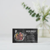 Barbecue Foods | Culinary Drawing | Cooking Visitekaartje (Staand voorkant)