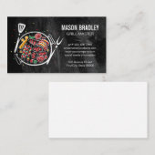 Barbecue Foods | Culinary Drawing | Cooking Visitekaartje (Voorkant / Achterkant)