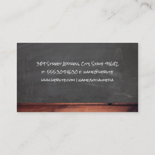 Barbecue gereedschap Rundvlees Pluimvee | Trim van Visitekaartje (Achterkant)