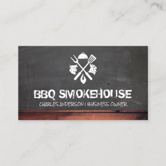 Barbecue gereedschap Rundvlees Pluimvee | Trim van Visitekaartje (Voorkant)