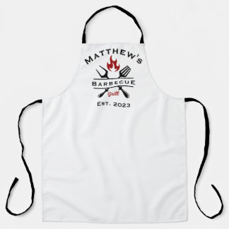Barbecue & Grill Gepersonaliseerde Mannen Schort