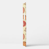 Barbecue, grill, handgetekende naadloze achtergron Case-Mate iPhone case (Achterkant / Rechts)