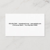 Barbecue Grill Hout Achtergrond Visitekaartje (Achterkant)