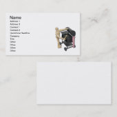 Barbecue Grill voorbereiden Visitekaartje (Voorkant / Achterkant)