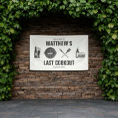 Barbecue Grillin 'Laatste Cookout vrijgezellenfees Spandoek