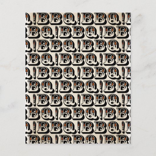 Barbecue Grilling Cookout Flyer (Achterkant)