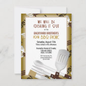 Barbecue Grilling Kaart (Voorkant)