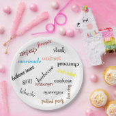 Barbecue Grilling Paper Bord (Feest)