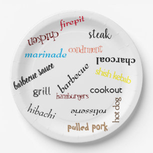Barbecue Grilling Paper Bord