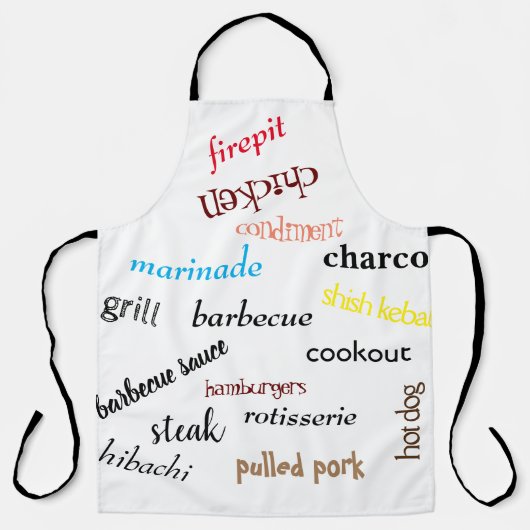 Barbecue Grilling Schort (Voorkant)