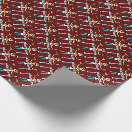 Barbecue Grillmaster BBQ Cadeaupapier (Hoek)