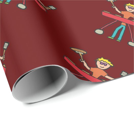 Barbecue Grillmaster BBQ Cadeaupapier (Rol Hoek)