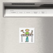 Barbecue Grillmaster BBQ Magneet (Insitu (Vaatwasser))