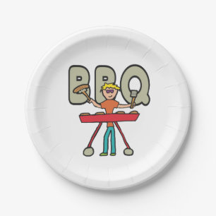 Barbecue Grillmaster BBQ Papieren Bordje