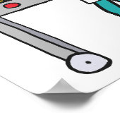 Barbecue Grillmaster BBQ Poster (Hoek)