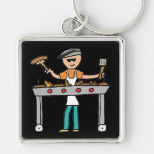 Barbecue Grillmaster BBQ Sleutelhanger