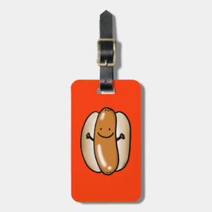 barbecue hotdog bagagelabel