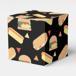Barbecue Hotdog Burger Eten Sandwich Feest Bedankdoosjes