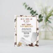 Barbecue Huwelijksjubileum Kaart (Staand voorkant)