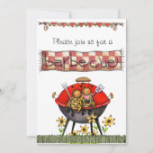 barbecue Invites Kaart (Voorkant)