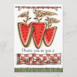 barbecue Invites Kaart