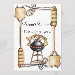 barbecue Invites Kaart