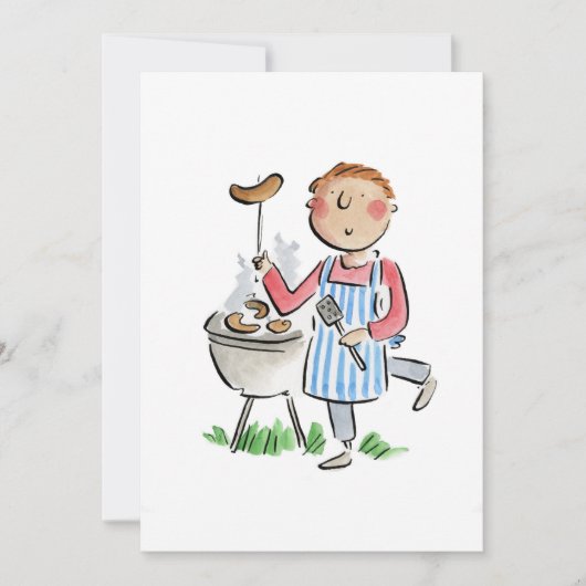 barbecue kaart (Voorkant)