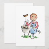 barbecue kaart (Voorkant / Achterkant)