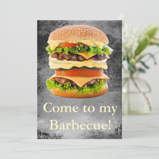 barbecue kaart (Staand voorkant)