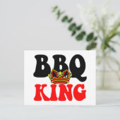 Barbecue King Briefkaart (Staand voorkant)