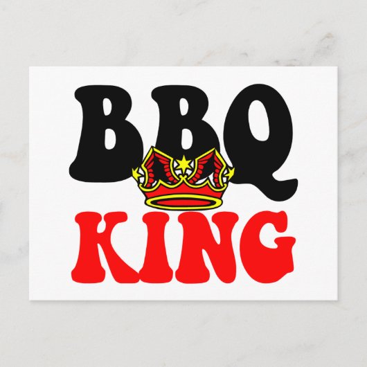 Barbecue King Briefkaart (Voorkant)