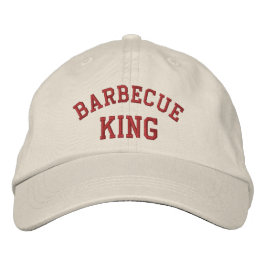 Barbecue King Grappig Geborduurd Pet