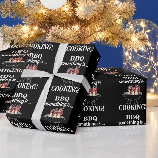 Barbecue-kok Chef Grappig Bbq Cadeaupapier (Feestdagen)