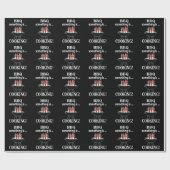 Barbecue-kok Chef Grappig Bbq Cadeaupapier (Vlak)