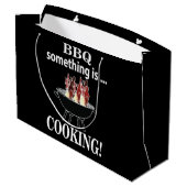 Barbecue-kok Chef Grappig Bbq Groot Cadeauzakje (Achterkant Gekanteld)