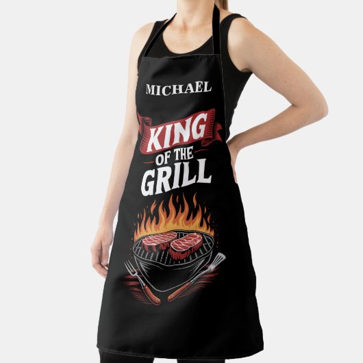 Barbecue Koning van de Grill Schort (Insitu)