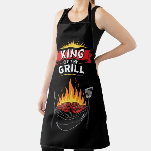 Barbecue Koning van de Grill Schort (Insitu)