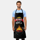 Barbecue Koning van de Grill Schort (Gedragen)