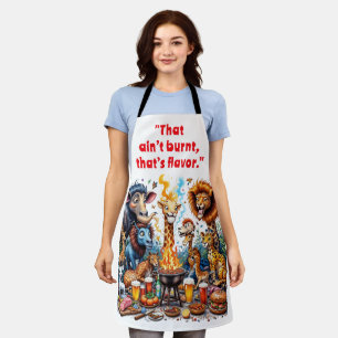 Barbecue Leeuw Giraffe Olifant Tijger Safari Dier Schort