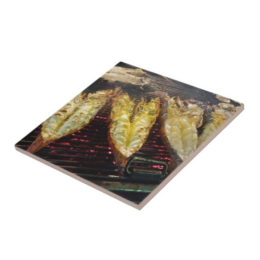 Barbecue Lobster Tegeltje (Zijkant)