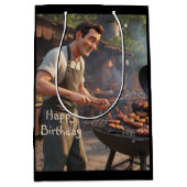 Barbecue Man Medium Cadeauzakje (Voorkant)