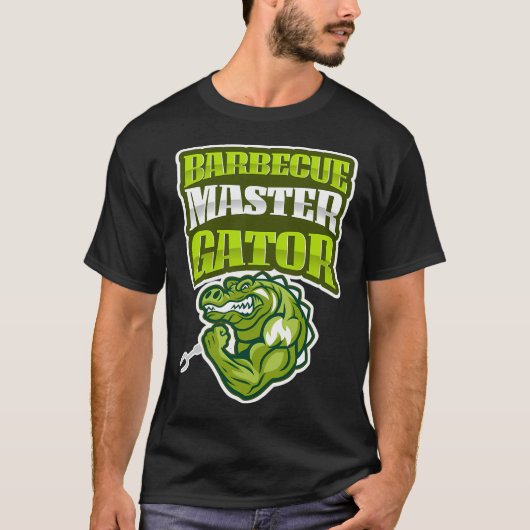 Barbecue Master Alligator T-shirt (Voorkant)
