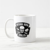 Barbecue Natuurlijke Geboren Griller Grappige Gril Koffiemok (Links)