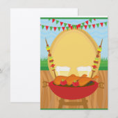 Barbecue Party Kaart (Voorkant / Achterkant)