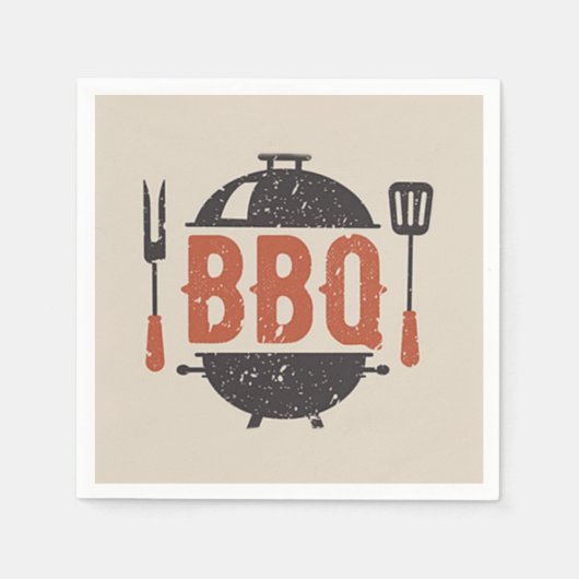 Barbecue Party Servet (Voorkant)