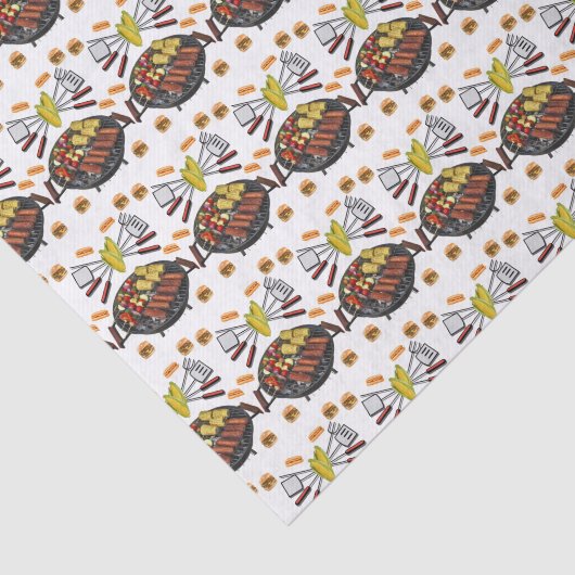 Barbecue Party Weefselpapier Tissuepapier (Detail)