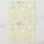 Barbecue Patroon Briefpapier (Voorkant)