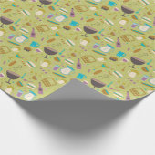 Barbecue Patroon Cadeaupapier (Hoek)