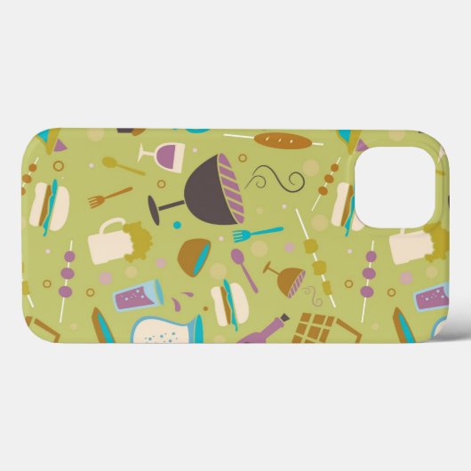 Barbecue Patroon Case-Mate iPhone Case (Achterkant (horizontaal))