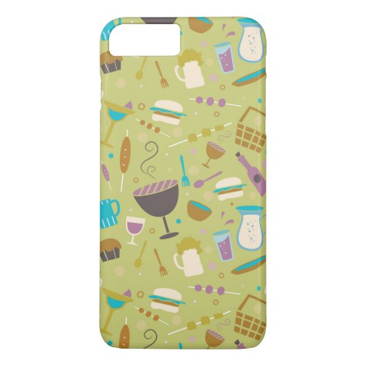 Barbecue Patroon Case-Mate iPhone Case (Achterkant)
